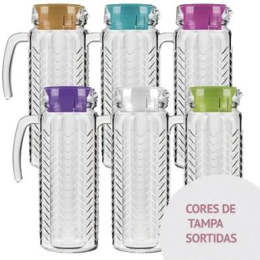 Imagem de Jarra 1,2L Zumba com Tampa Plástica Cores Sortidas 01 Unidade Nadir