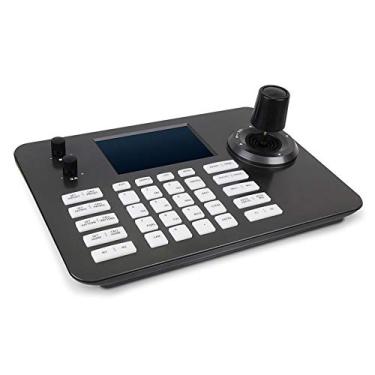 Imagem de Controladora de câmeras PTZ Hsility POE Network, com joystick, codec de vídeo, teclado, tela de LCD de 5 polegadas, 480p
