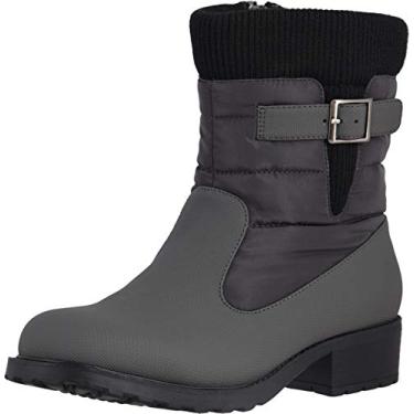 Imagem de Trotters Bota feminina cano médio Berry, Cinza, 5
