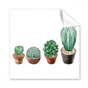 Imagem de Pano de limpeza para suculentas de cacto em vaso para ilustração de plantas, 5 peças
