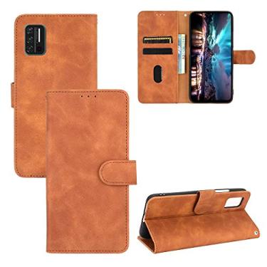 Imagem de For for UMIDIGI A7S Solid Color Skin Feel Magnetic Buckle Horizontal Flip Texture PU Leather Case with Holder & Card Slots & Wallet