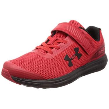 Imagem de Under Armour Tênis infantil unissex pré-escolar Surge Rn fecho alternativo, Vermelho (600)/preto, 11 Little Kid