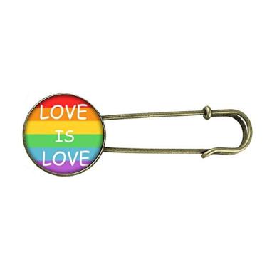 Imagem de Rainbow Gay LGBT Broche de Metal Retrô Lésbica Transgênero