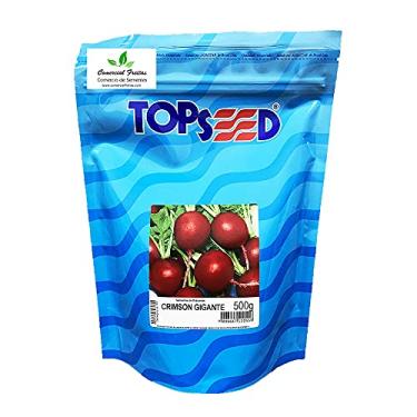 Imagem de Sementes de Rabanete Crimson Gigante Pcte C/ 500 Gramas