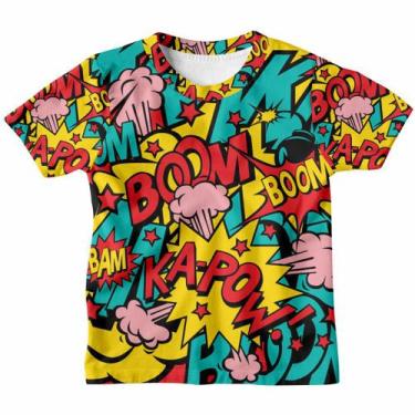 Imagem de Camiseta Infantil Menino Menina Esquadrão Bob Esponja Personagem Estam