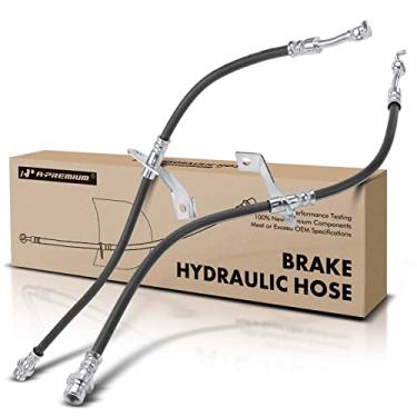 Imagem de A-Premium Mangueiras hidráulicas de freio dianteiro compatíveis com modelos selecionados Hyundai - Sonata 2011 2012 2013 2014 2015 - Substituição # 587313Q500, 587323Q500 (pacote com 2)