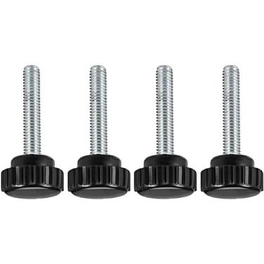 Imagem de Boxonly Parafuso de polegar serrilhado para furadeira de serra, torno de prensa e gabaritos de roteamento, máquinas de embalagem, equipamento de impressão, puxadores de aperto puxadores rosqueados de