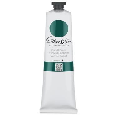Imagem de Gamblin Tinta de óleo Artista – Verde cobalto – Tubo de 150 ml