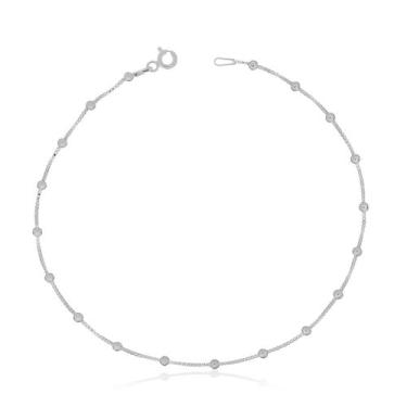 Imagem de Tornozeleira Bolinhas Prata 925 - JA Jóias