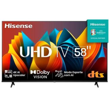 Imagem de Smart TV Hisense UHD 4K DLED 58" Polegadas 58A6K com Sleep Timer, Entr