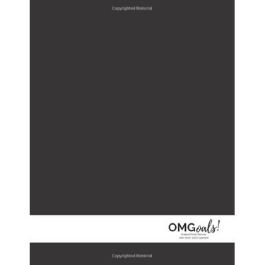 Imagem de OMGoals Undated Daily Planner with 2020-2025 Calendar: 365 Page Undated Horizontal Planner