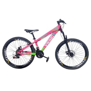Imagem de Bicicleta Aro 26 Vikingx Tuff 25 Aluminio Pneu Cravudo Quadro Aluminio