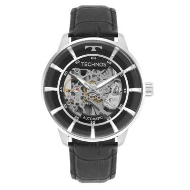 Imagem de Relógio Technos Masculino Automático Aço 46mm Preto