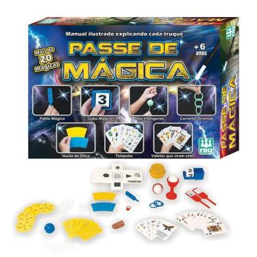 Imagem de Passe de Mágica 20 Truques Com Tutorial - Nig Brinquedos