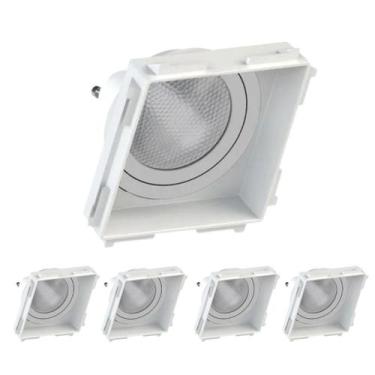 Imagem de 5 Spot Embutido Recuado no Frame PAR30 E27 - Save Energy