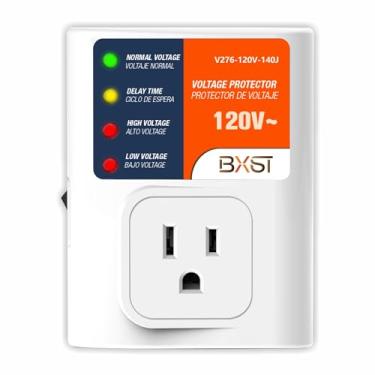 Imagem de BXST Protetor De Surtos Para Eletrodomésticos, Tomada 120 V 15 A Com Proteção Contra Raios 140 J, Plugue Sobrecarga E Energia Geladeira, Tv, Computador Máquina Lavar