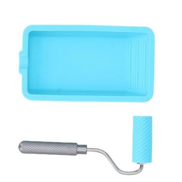 Imagem de Garosa Rolos e Bandejas de Cores Reutilizáveis ​​de Silicone para Uma Aplicação Uniforme para a Garagem de Madeira e Alumínio de Alumínio, Lavável e Reutilizável, Adequado para Carpintaria e