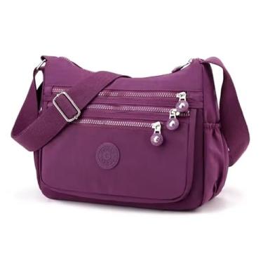 Imagem de Bolsa transversal Shoulder Bag Bolsinha Transversal Alça De Ombro Tiracolo alça de ombro (modelo 1 - roxa)