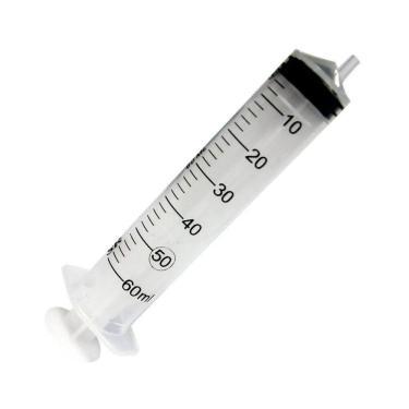 Imagem de Seringa Descartável Lock Bico Cateter Sonda 60 Ml S/Ag 5