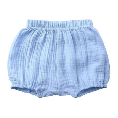 Imagem de Shorts De Algodão Para Bebês, Verão, Cor Sólida, 0-4 Anos, Crianças, R