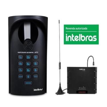 Imagem de Interfone Porteiro Eletrônico Coletivo Sem Fio Intelbras GSM Atendimen