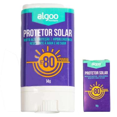 Imagem de Protetor Solar Algoo Fps 80 Facial Ciclismo Corrida Bastão