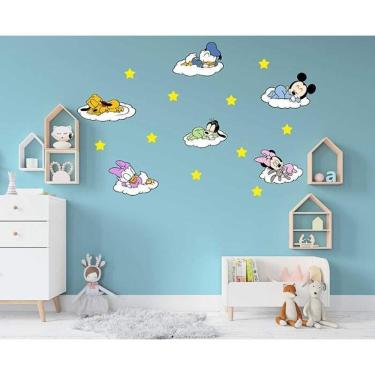 Imagem de Adesivo De Parede Mickey E Minnie Baby