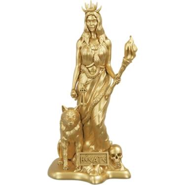 Imagem de Estátua Hecate - Deusa grega - Versão 6 (Cor Ouro)