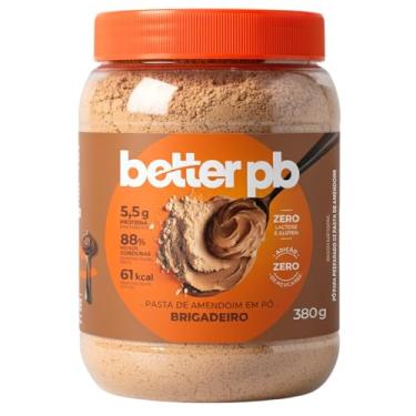 Imagem de Pasta de Amendoim em Pó Sabor Brigadeiro Econômico 380g - Better pb