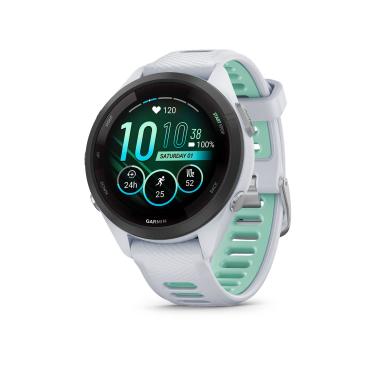 Imagem de Garmin Relógio Forerunner 265s Music Branco 42mm com Monitor Cardíaco de Pulso e GPS