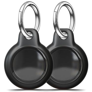 Imagem de MOLOSLEEVE À prova d'água para Apple para suporte de AirTag, [à prova de choque] [resistente a arranhões] Capa simples para AirTag com acessórios para chaveiro, adequado para rastreamento, bolsas