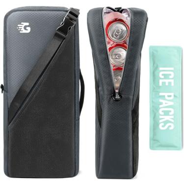 Imagem de Bolsa térmica de golfe com bolsas de gelo – Presentes de golfe para homens, serve em bolsas de golfe, acessórios de golfe, presentes de Dia dos Pais, presentes de filha, filho, esposa – Mantém 6 latas