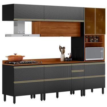 Imagem de Cozinha Modulada 5 Pecas 270 cm MDF DP2705 Demartez