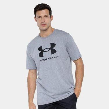 Imagem de Camiseta Under Armour Sportstyle Masculina - Cinza-Masculino