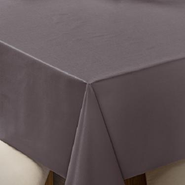 Imagem de Toalha de Mesa 6 Lugares Térmica Impermeável 1,40 m x 2,00 m 100% Policloreto de Vinila - Marrom