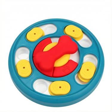 Imagem de Brinquedo quebra-cabeça para cães Paw-FECT Piece, alimentador de ração para enriquecimento mental e estimulação, treinamento interativo e de QI, evita comer demais e comer rápido, ajuda a combater a