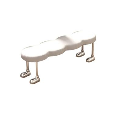 Imagem de Armários para sapatos com prateleiras para sapatos Banco para troca de sapatos Porta entrada residencial para Bolsa macia longo para provador