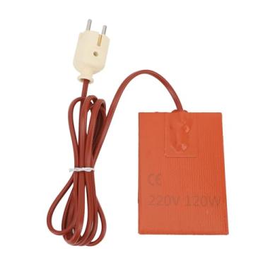 Imagem de ZJchao Almofada de Aquecimento de Borracha de Silicone, Esteira Flexível de Cobertura Elétrica Eficiente Com Tomada Embutida, para Tanques de Armazenamento de Tubos de Equipamentos (Plugue UE 220V)