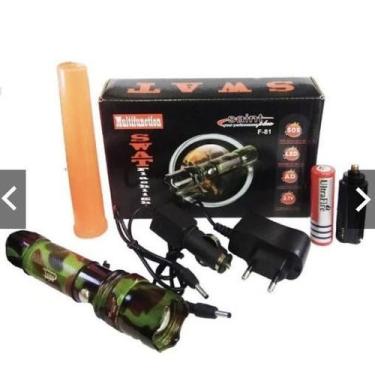 Imagem de Lanterna Tática militar com acessórios - swat