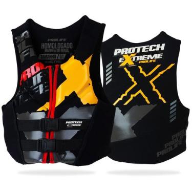 Imagem de Colete Salva Vidas Homologado Protech Extreme, Vulcano, EG (Acima de 1