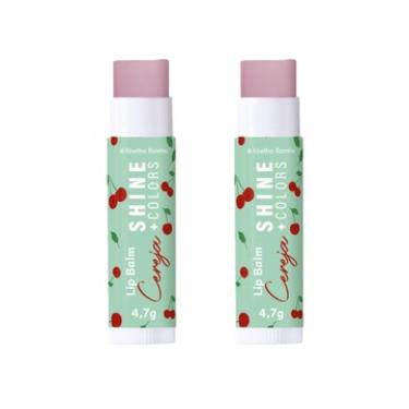 Imagem de Kit c/ 2 Lip Balm Cereja Shine Colors FPS15 5G AR (2772)