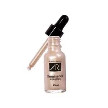 Imagem de Ar Maquiagem Iluminador Corpo e Rosto Dourado 18ml (4874)