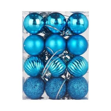 Imagem de Enfeites De Natal De 30mm, 24 Peças, Ornamentos Para Festa De Natal, D