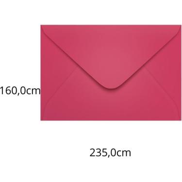 Imagem de Envelope Convite 160x235 Pink Cancun 80g 100un - Scrity