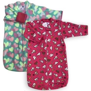 Imagem de 2 Sacos De Dormir Em Microsoft Hipoalergênico Para Bebês - - VOO ALTO,