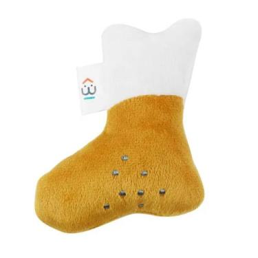 Imagem de Brinquedo Pelúcia Frango Cachorro Cães com Som 12cm Oikos