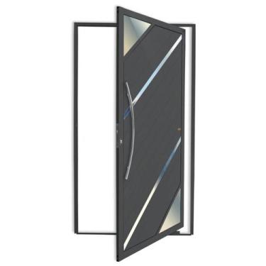 Imagem de Porta Pivotante Lambril Oasis com Puxador Super 210cm x 120cm Brimak A