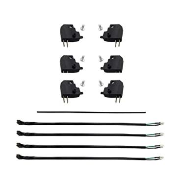 Imagem de Aplicável à motocicleta GY6 ATV 50cc-250cc (esquerda e direita) interruptor de parada dianteiro e traseiro luz de freio interruptor de parada de quatro rodas lama caminhão moped motocicleta elétrica