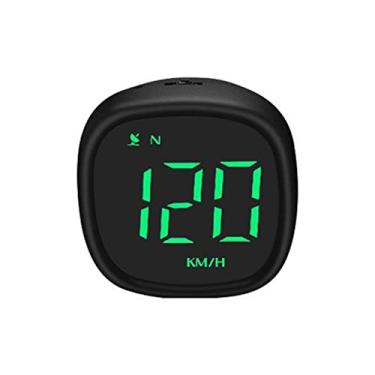 Imagem de Qudai Carro motocicleta HUD Headup Display LED Digital GPS Velocímetro Suporte MPH/KMH Exibição de tempo Alarme de excesso de velocidade Fadiga Lembrete de direção com sensor de luz