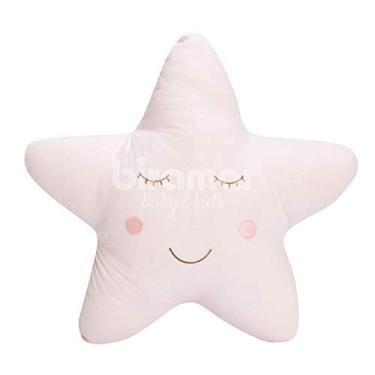 Imagem de Biramar Baby Almofada Estrela Bordada Com Carinha Rosa Rosa